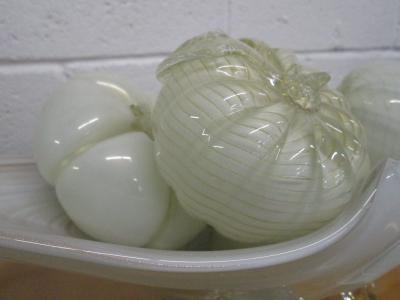 Alfredo Barbini Decorative Alfredo Barbini Murano Fruit Bowl Centerpiece