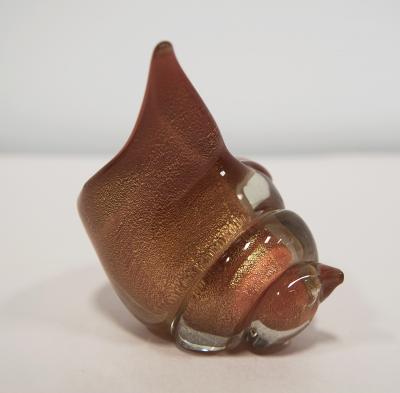 Alfredo Barbini MURANO GLASS by ALFREDO BARBINI Triton Shaped HAND BLOWN SEASHELL