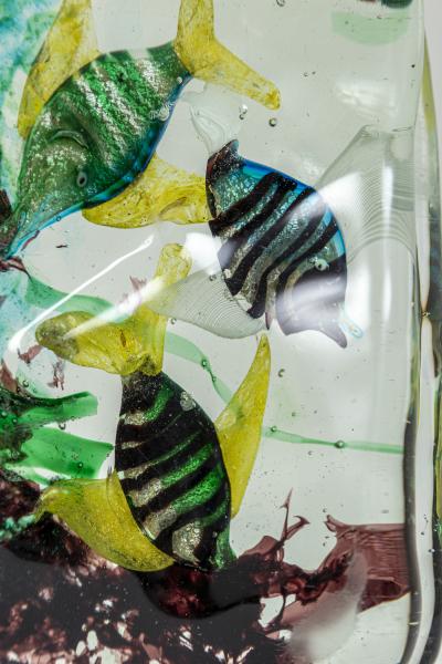 Alfredo Barbini Medium MC Murano Glass Aquarium Attributed to Alfredo Barbini For Cenedese
