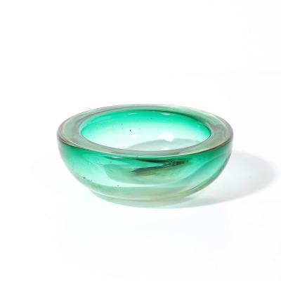 Alfredo Barbini Mid Century Modernist Fish Motif Hand Blown Murano Glass Bowl by Alfredo Barbini