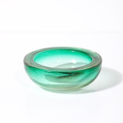 Alfredo Barbini Mid Century Modernist Fish Motif Hand Blown Murano Glass Bowl by Alfredo Barbini