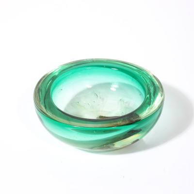 Alfredo Barbini Mid Century Modernist Fish Motif Hand Blown Murano Glass Bowl by Alfredo Barbini