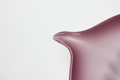 Alfredo Barbini Pair of Alfredo Barbini Murano Art Glass Angle Fish Bowls 1960 Italy