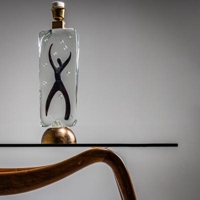 Alfredo Barbini Table Lamp attributed to Alfredo Barbini Murano Italy Mid 20th Century