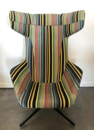 Alfredo H berli Take A Line For A Walk Wingback Lounge Chair Alfredo Haberli Moroso