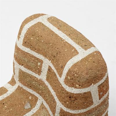 Ali Acerol Ali Acerol 1948 2007 Brick and Mortar Pattern Chairs and Table Sculptures