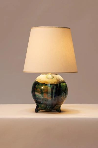 Alice Gavalet Blue Round Lamp 2024