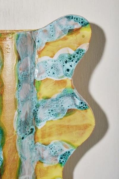 Alice Gavalet Pair of Yellow and Blue Sconces 2024