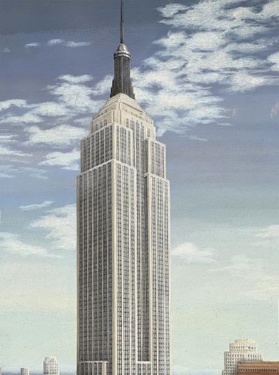 Alice Smith Empire State Building Mid Century Artist Paints all 102 stories of Empire State