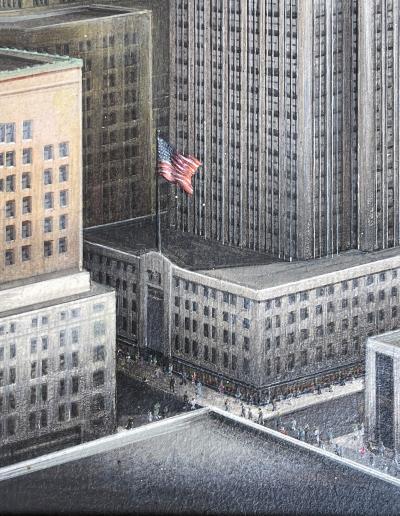 Alice Smith Empire State Building Mid Century Artist Paints all 102 stories of Empire State