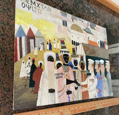 Alice and Martin Provensen Ethiopians Shake Hands with Europeans