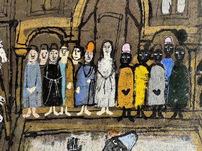 Alice and Martin Provensen Young Maiden and Lion Beauty and the Beast like Fairy Tale