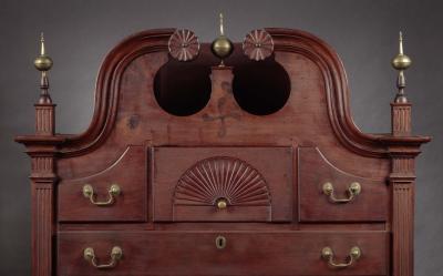 Alisha Cushing Jr Highboy attributed to Alisha Cushing Jr 