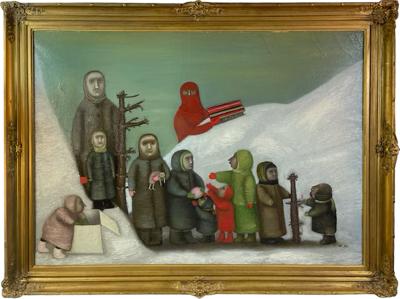 Alla Victorovna Kraschina RUSSIAN PAINTING THE OLD NEW YEAR