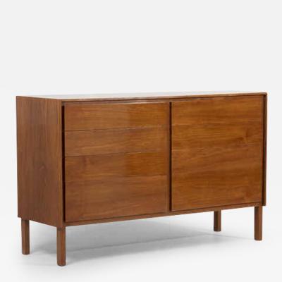 Allan Gould Modernist Sideboard in Walnut by Allan Gould