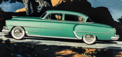 Allan Kass Vintage Car Ad Chrysler New Yorker Sedan