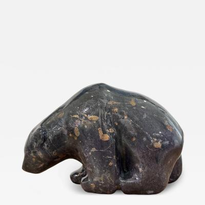 Allan Waidman Gold Silver Purple Walking Bear