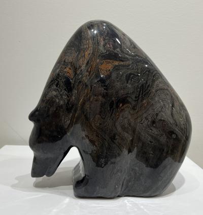 Allan Waidman Large Bear Brown Copper Swirl