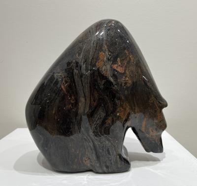 Allan Waidman Large Bear Brown Copper Swirl