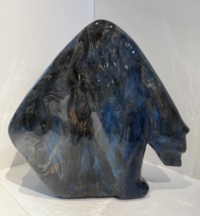 Allan Waidman Large Blue Bear Grazing