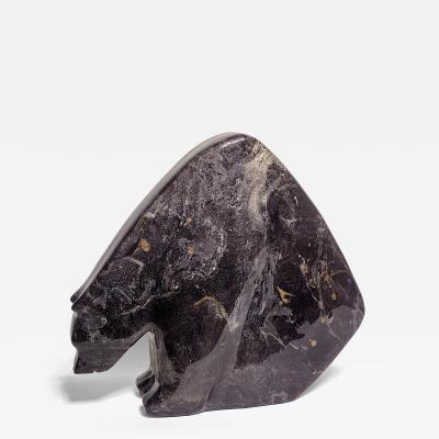 Allan Waidman Large Gold Silver Grazing Bear