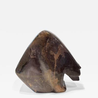 Allan Waidman Large Rose Copper Bear Grazing