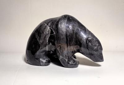 Allan Waidman Silver and Black Walking Bear