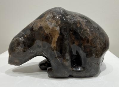 Allan Waidman Walking Bear Bronze copper splash