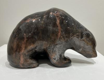 Allan Waidman Walking Bear Bronze copper splash