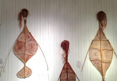 Allison Guwanjguwanj Australian Aboriginal Yawkyawk Fiber Sculpture