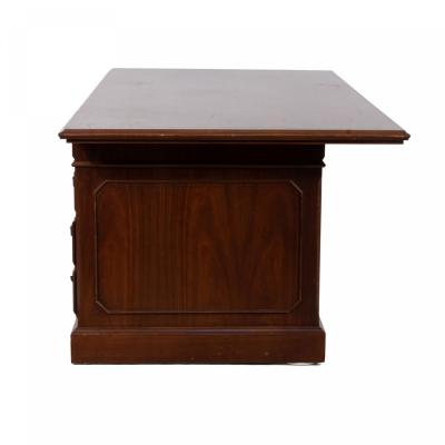 Alma Desk Company Mahogany Executive Desk