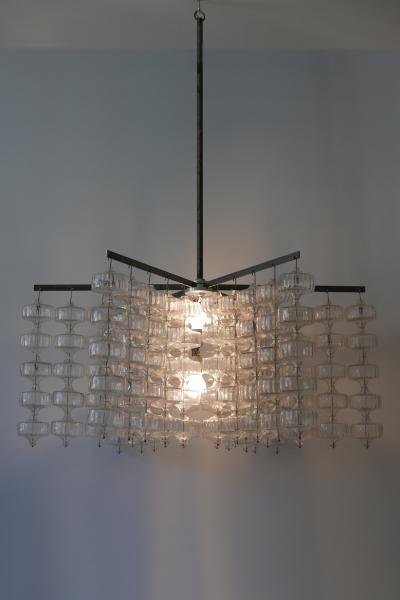 Aloys Gangkofner Huge Mid Century Modern Chandelier by Aloys Ferdinand Gangkofner 1968 Germany