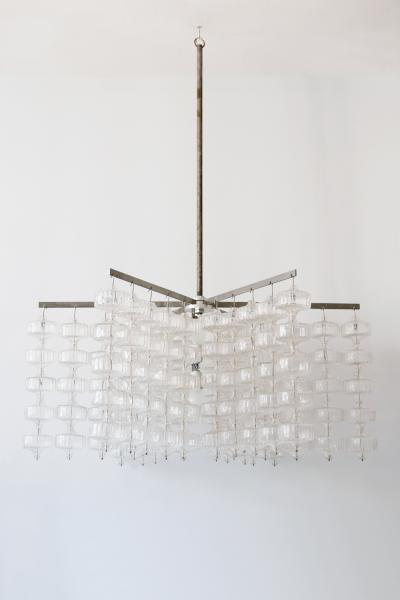 Aloys Gangkofner Huge Mid Century Modern Chandelier by Aloys Ferdinand Gangkofner 1968 Germany