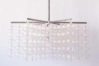 Aloys Gangkofner Huge Mid Century Modern Chandelier by Aloys Ferdinand Gangkofner 1968 Germany