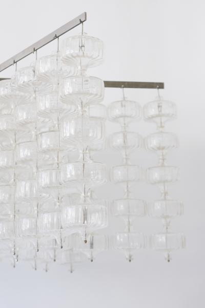Aloys Gangkofner Huge Mid Century Modern Chandelier by Aloys Ferdinand Gangkofner 1968 Germany