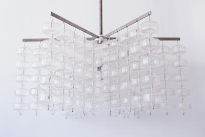 Aloys Gangkofner Huge Mid Century Modern Chandelier by Aloys Ferdinand Gangkofner 1968 Germany