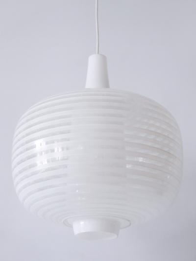Aloys Gangkofner Rare Large Mid Century Modern Pendant Lamp Napoli by Aloys F Gangkofner 1957