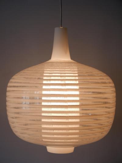 Aloys Gangkofner Rare Large Mid Century Modern Pendant Lamp Napoli by Aloys F Gangkofner 1957