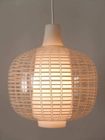 Aloys Gangkofner Rare Mid Century Modern Pendant Lamp Nervi by Aloys Ferdinand Gangkofner 1950s