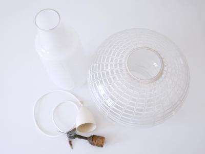 Aloys Gangkofner Rare Mid Century Modern Pendant Lamp Nervi by Aloys Ferdinand Gangkofner 1950s