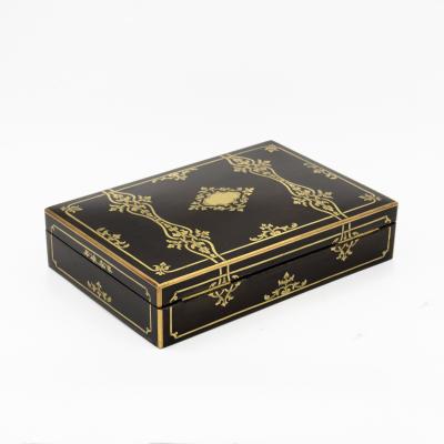 Alphonse Giroux et Cie Maison Giroux Ebonized Box Paris Circa 1850