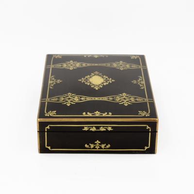 Alphonse Giroux et Cie Maison Giroux Ebonized Box Paris Circa 1850