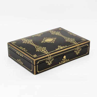 Alphonse Giroux et Cie Maison Giroux Ebonized Box Paris Circa 1850