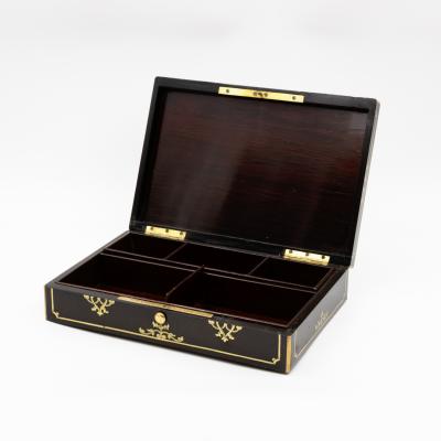 Alphonse Giroux et Cie Maison Giroux Ebonized Box Paris Circa 1850