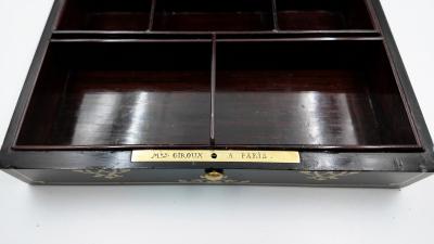 Alphonse Giroux et Cie Maison Giroux Ebonized Box Paris Circa 1850