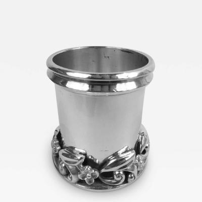 Alphonse La Paglia La Paglia Midcentury Modern Sterling Silver Toothpick Holder