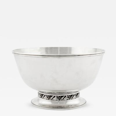 Alphonse La Paglia Large Art Deco Silver Bowl by Alphonse La Paglia for International Sterling