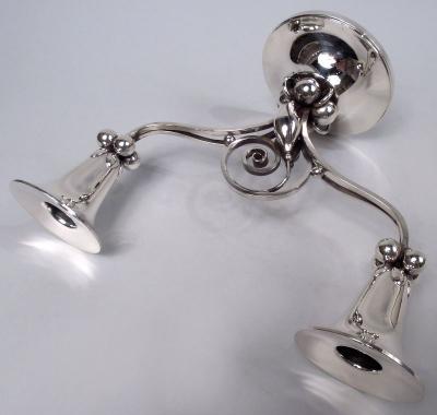 Alphonse La Paglia Pair of La Paglia for International Midcentury Modern Candelabra