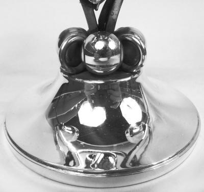 Alphonse La Paglia Pair of La Paglia for International Midcentury Modern Candelabra