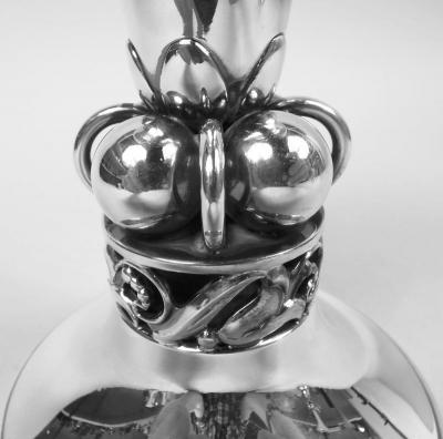 Alphonse La Paglia Pair of Midcentury Low Candlesticks by La Paglia for International